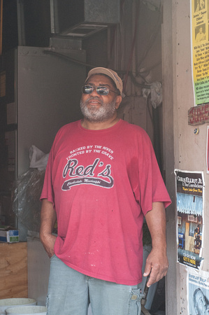 Red Paden, owner of Red's Juke Joint in Clarksdale MS